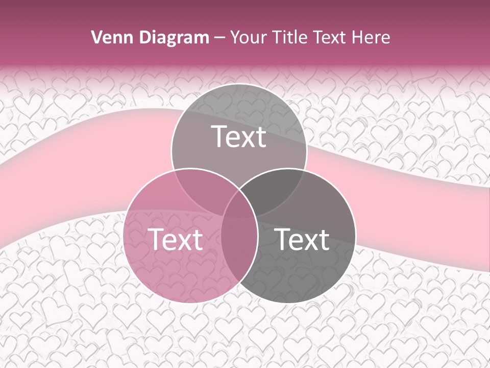 Color Valentine's Marriage PowerPoint Template