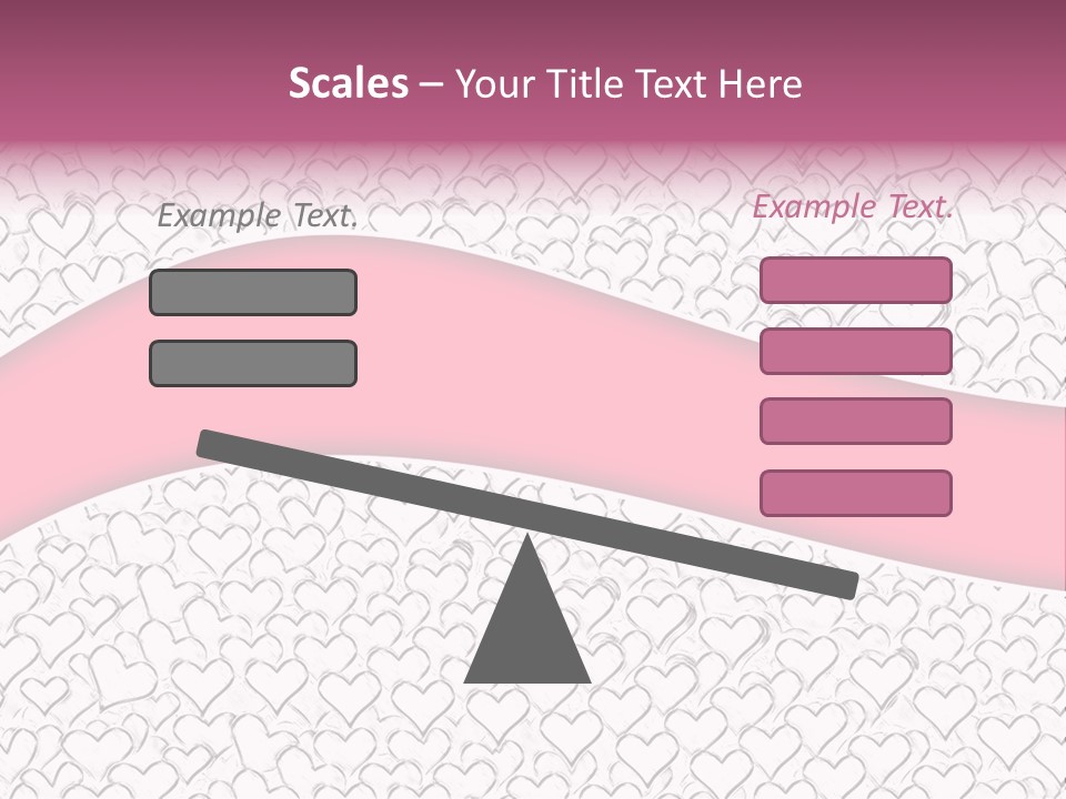 Color Valentine's Marriage PowerPoint Template