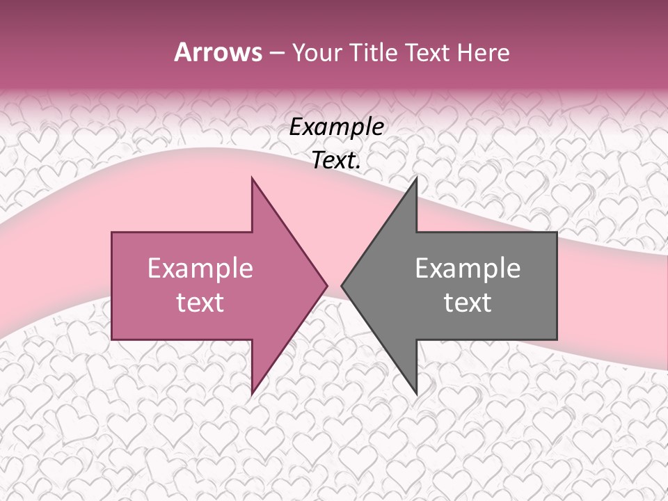 Color Valentine's Marriage PowerPoint Template