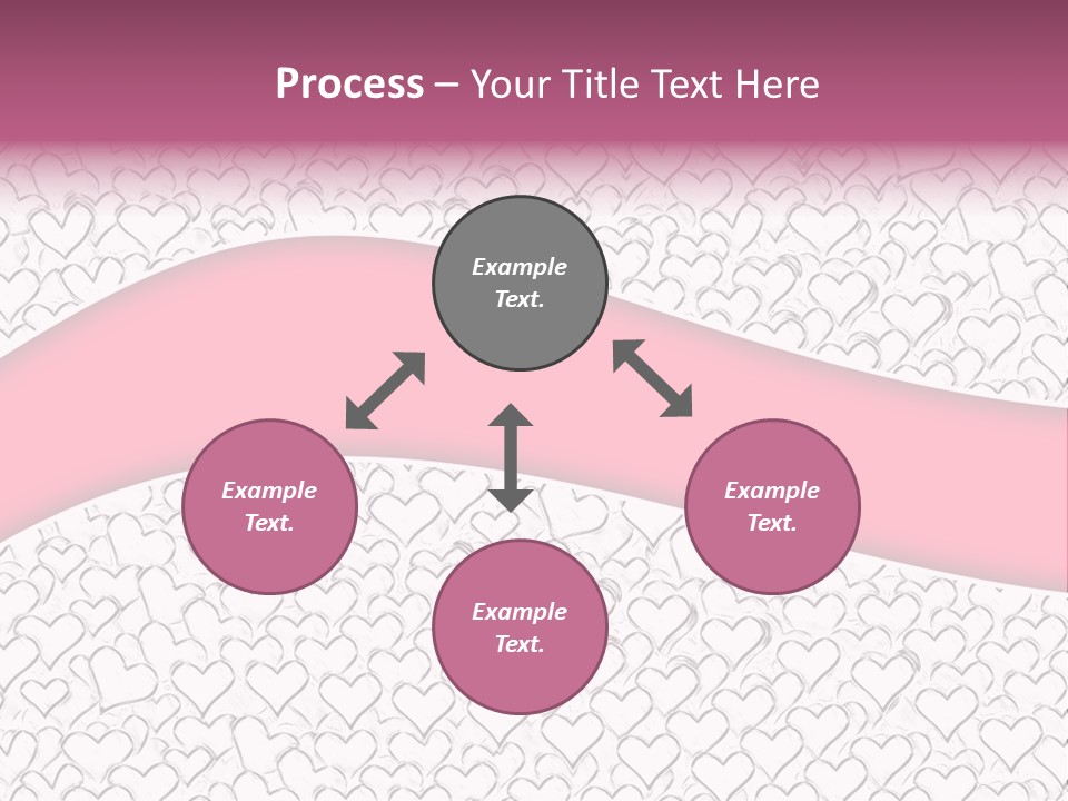 Color Valentine's Marriage PowerPoint Template