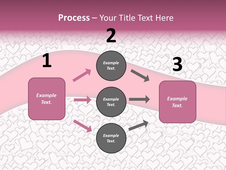 Color Valentine's Marriage PowerPoint Template