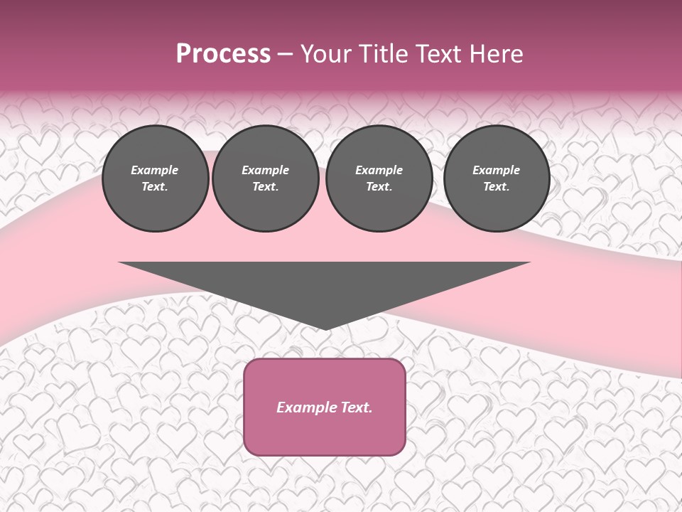 Color Valentine's Marriage PowerPoint Template