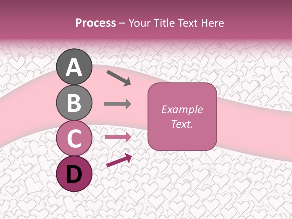 Color Valentine's Marriage PowerPoint Template