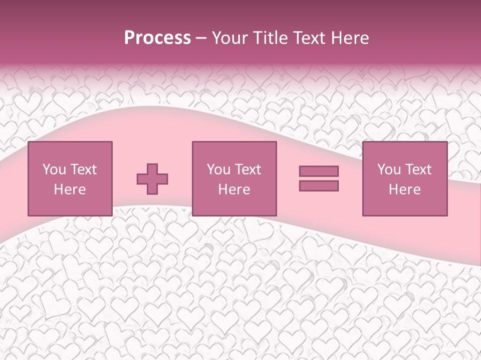 Color Valentine's Marriage PowerPoint Template