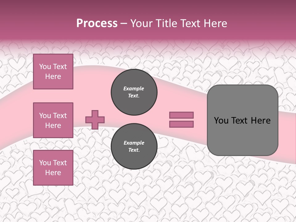 Color Valentine's Marriage PowerPoint Template