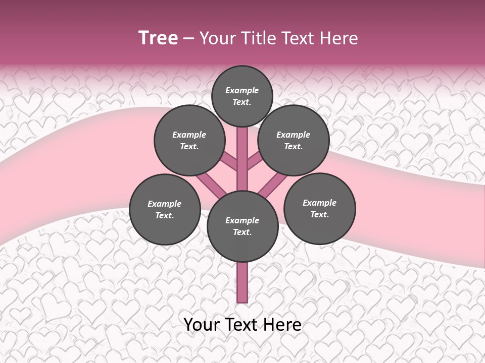 Color Valentine's Marriage PowerPoint Template