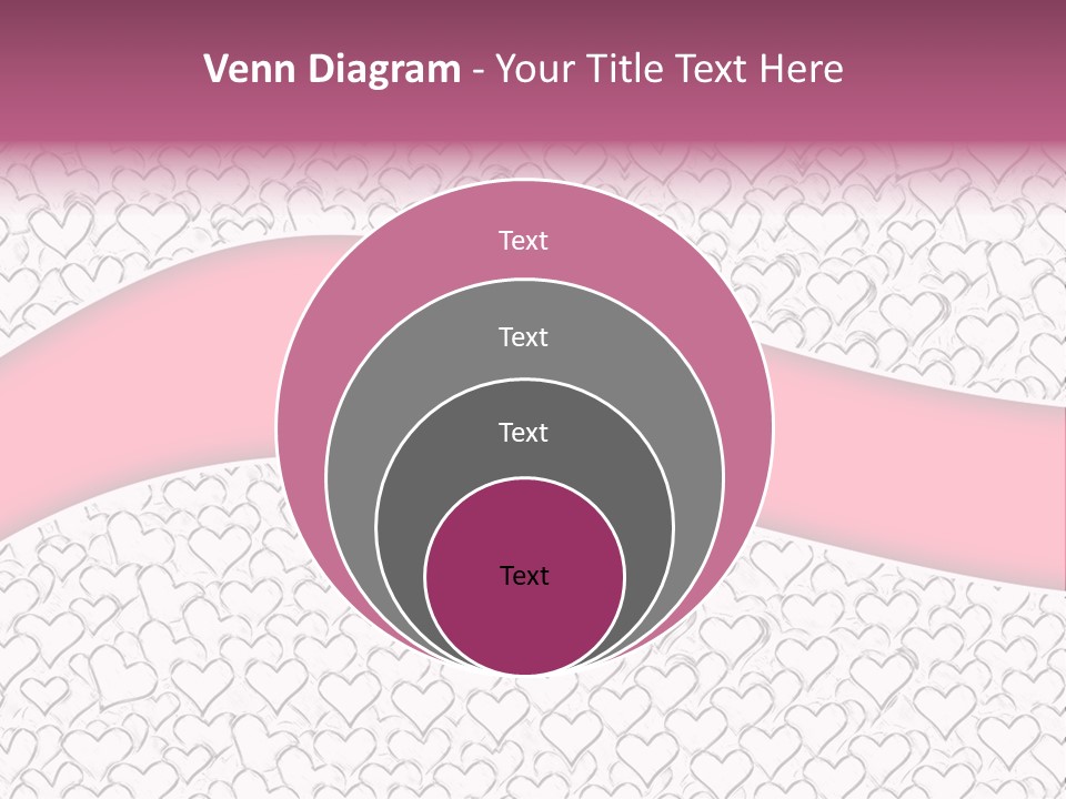 Color Valentine's Marriage PowerPoint Template