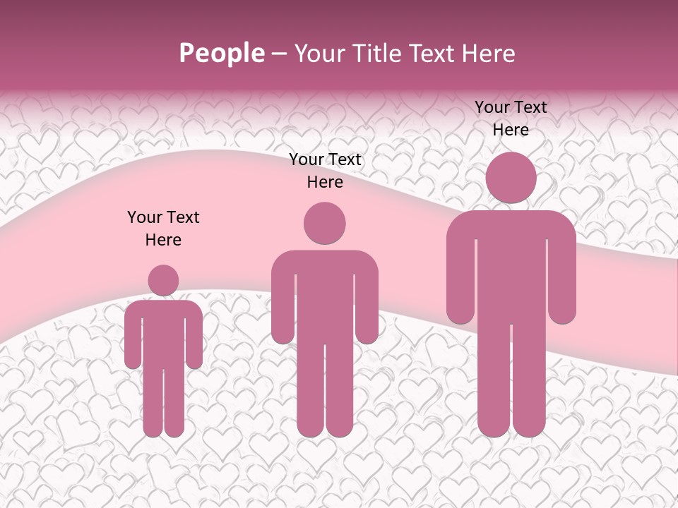 Color Valentine's Marriage PowerPoint Template