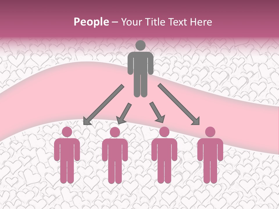 Color Valentine's Marriage PowerPoint Template