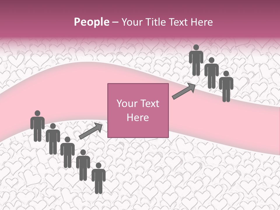 Color Valentine's Marriage PowerPoint Template