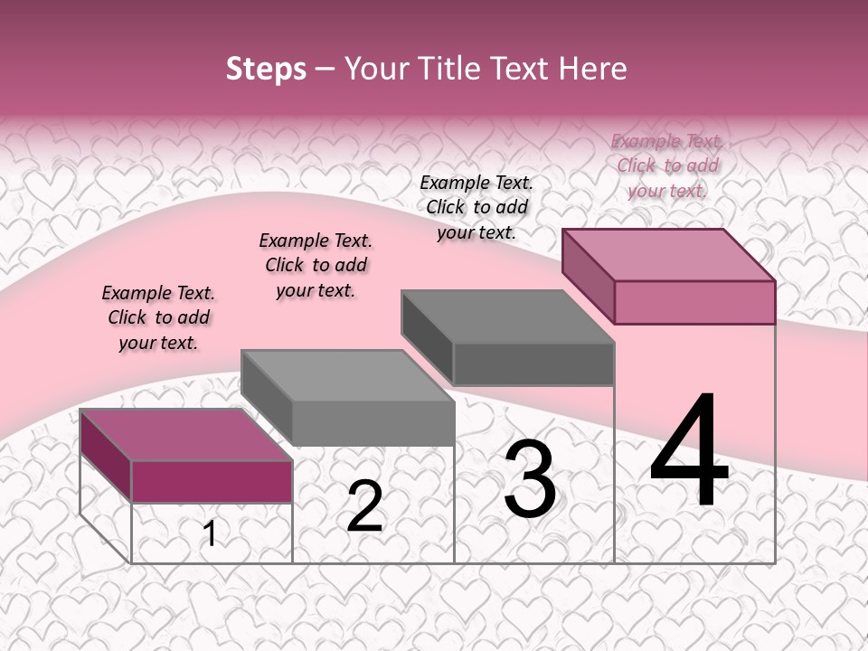 Color Valentine's Marriage PowerPoint Template