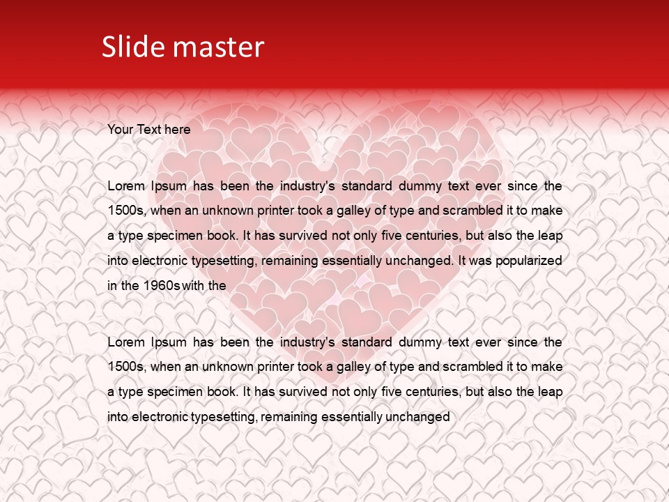 Red White Holiday PowerPoint Template