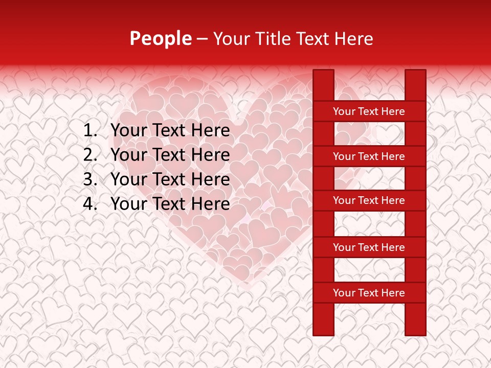 Red White Holiday PowerPoint Template