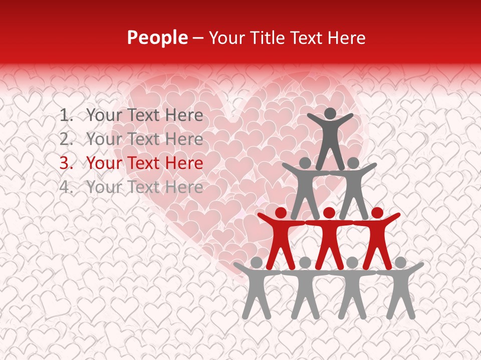 Red White Holiday PowerPoint Template