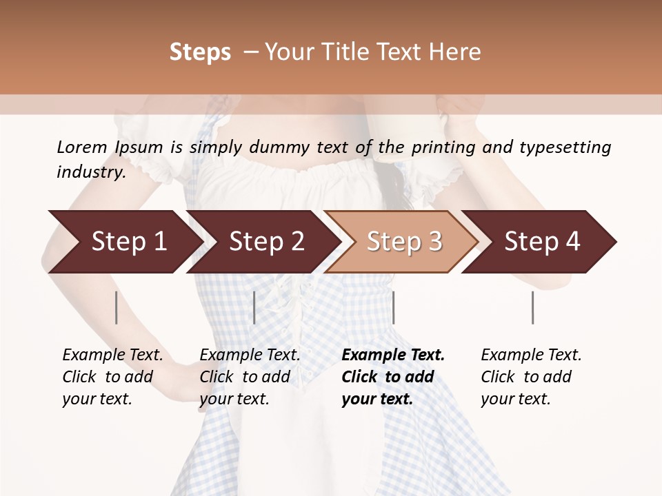 Trinkfest Zopf Blau PowerPoint Template
