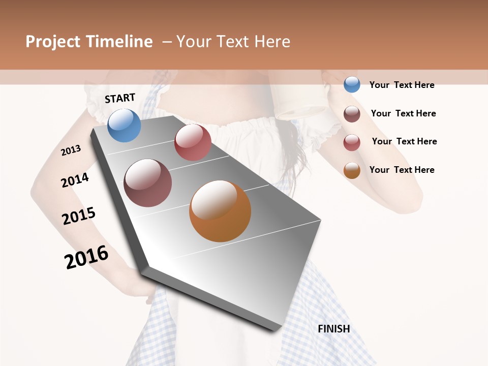 Trinkfest Zopf Blau PowerPoint Template
