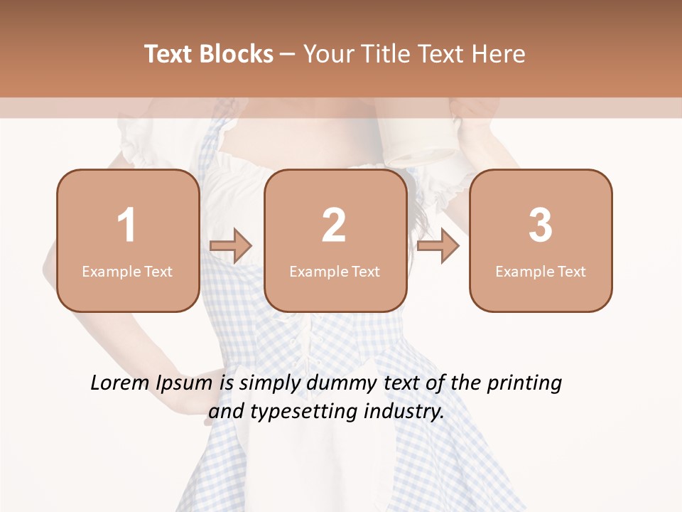 Trinkfest Zopf Blau PowerPoint Template
