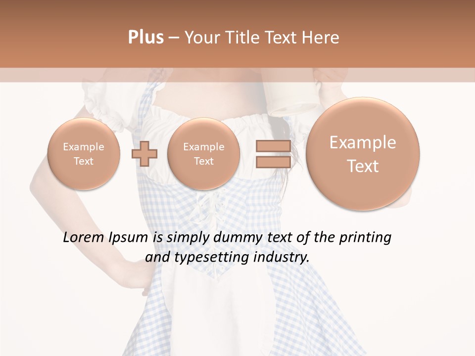 Trinkfest Zopf Blau PowerPoint Template