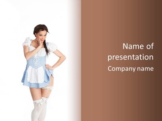 Sexy Unschuldig Tradition PowerPoint Template