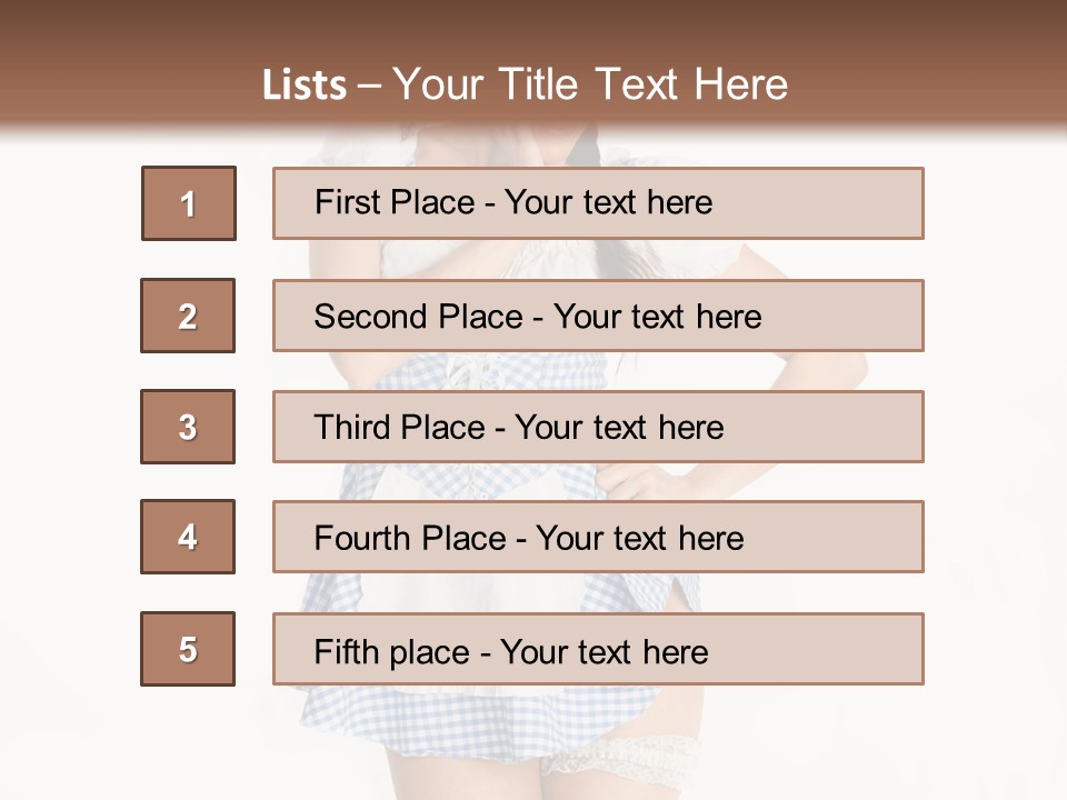 Sexy Unschuldig Tradition PowerPoint Template