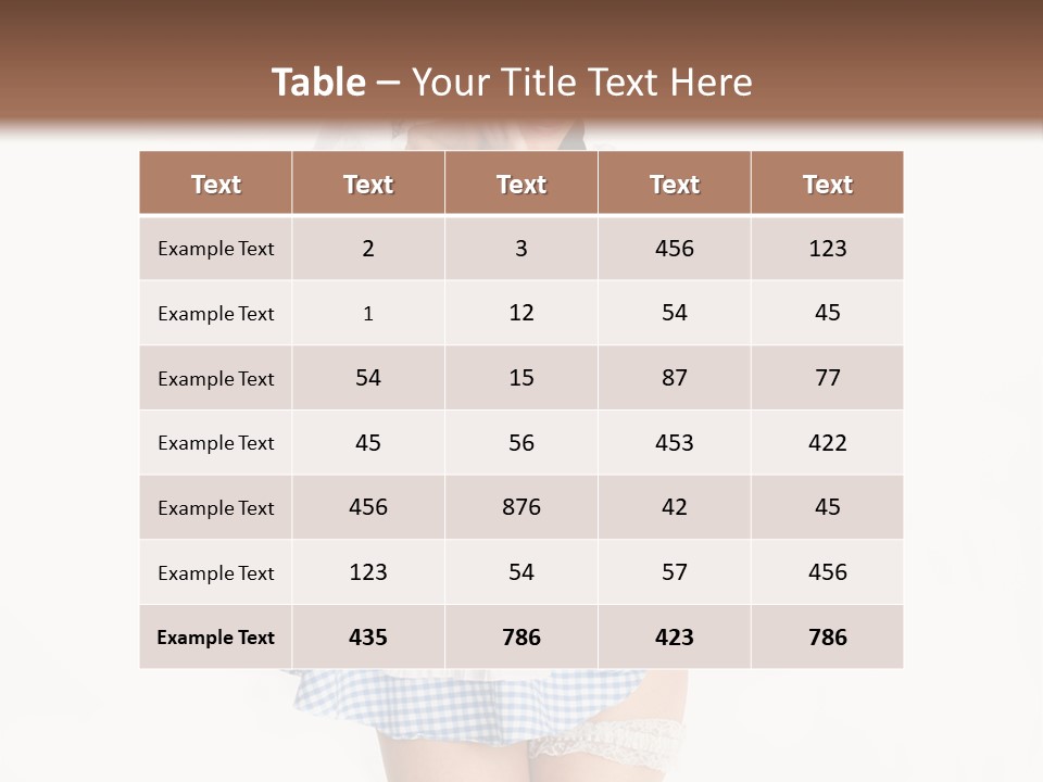 Sexy Unschuldig Tradition PowerPoint Template