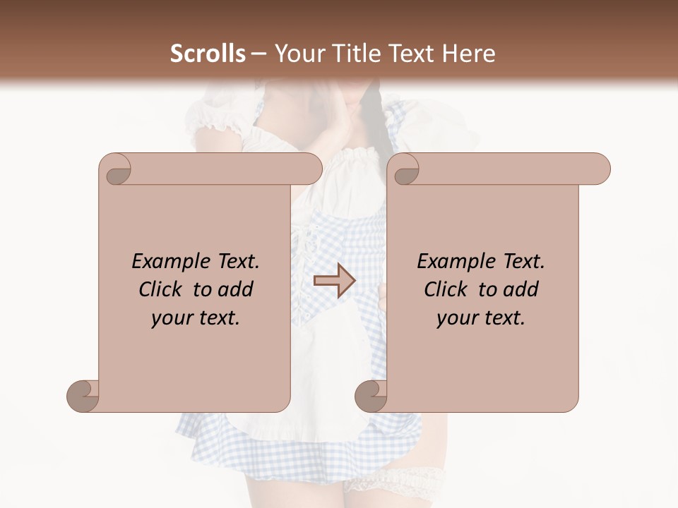 Sexy Unschuldig Tradition PowerPoint Template