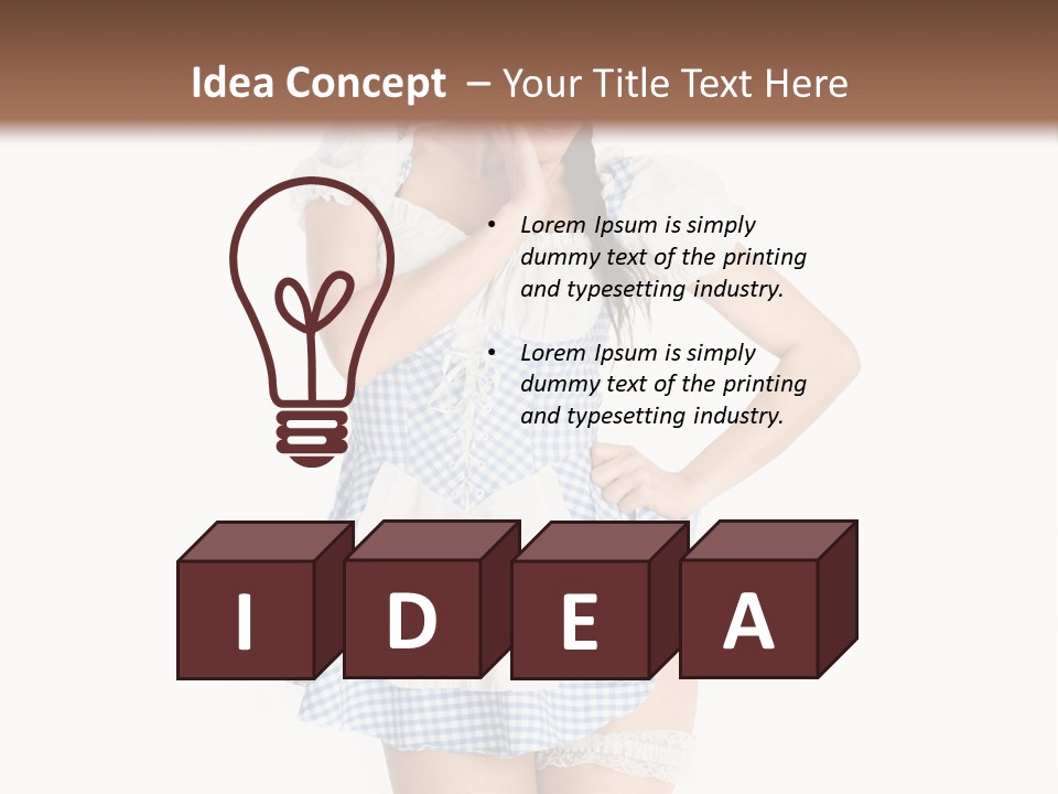 Sexy Unschuldig Tradition PowerPoint Template