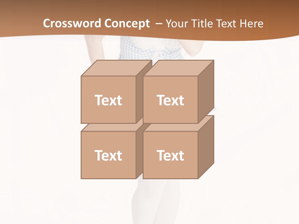 Schadenfreude Land Frau PowerPoint Template