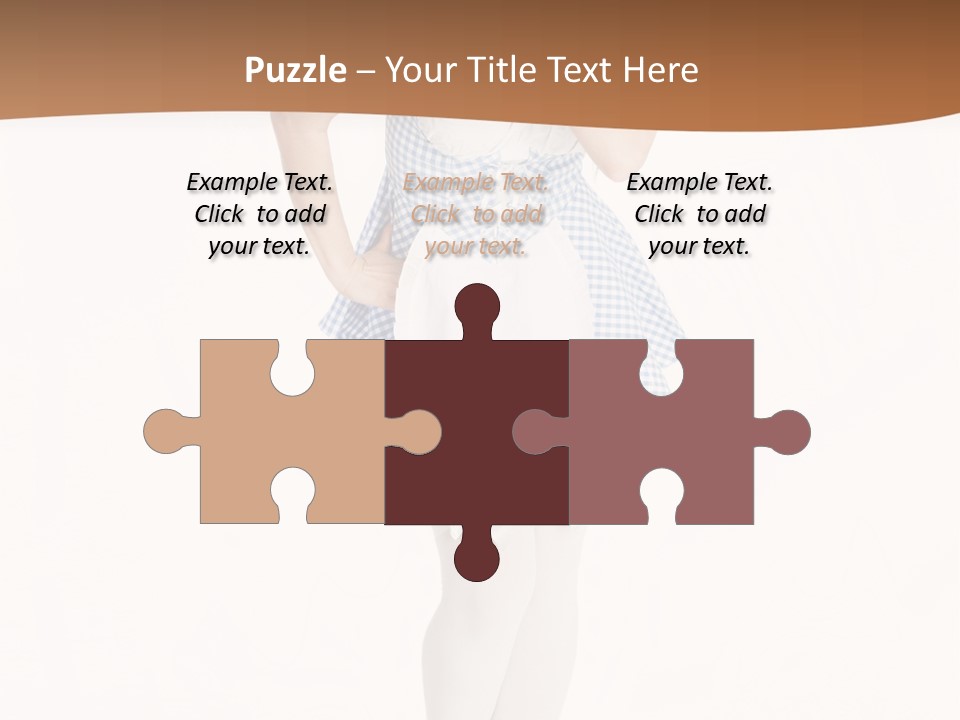 Schadenfreude Land Frau PowerPoint Template