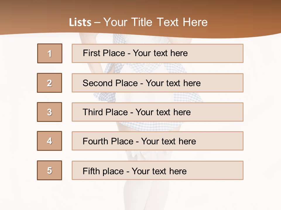 Schadenfreude Land Frau PowerPoint Template