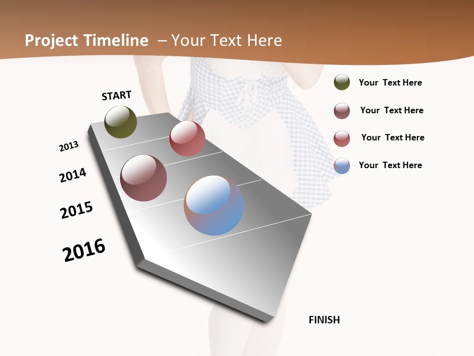 Schadenfreude Land Frau PowerPoint Template