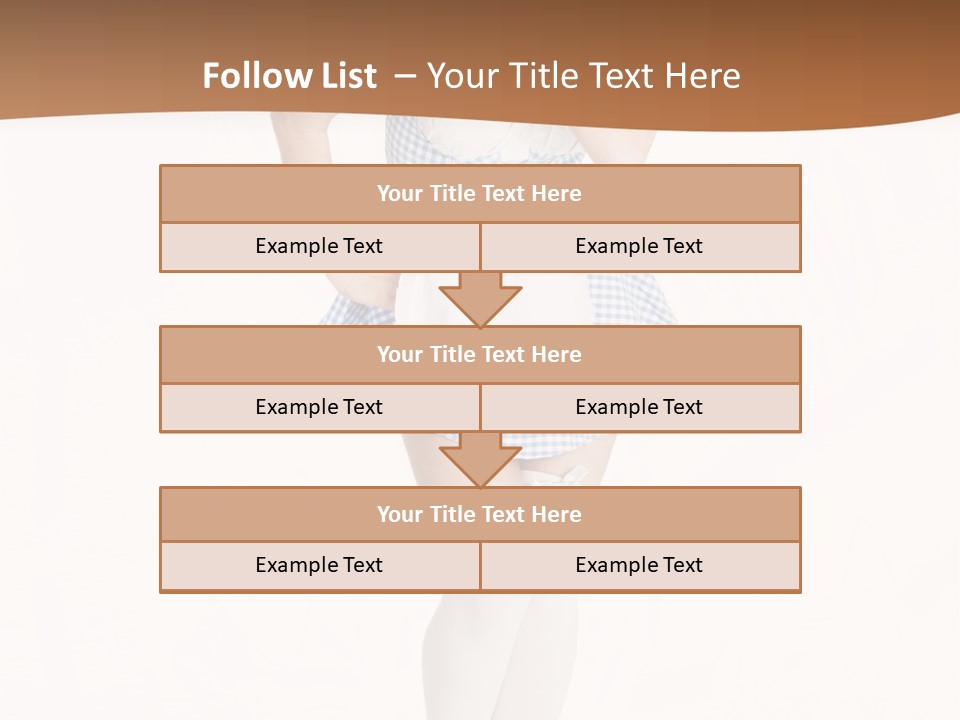 Schadenfreude Land Frau PowerPoint Template