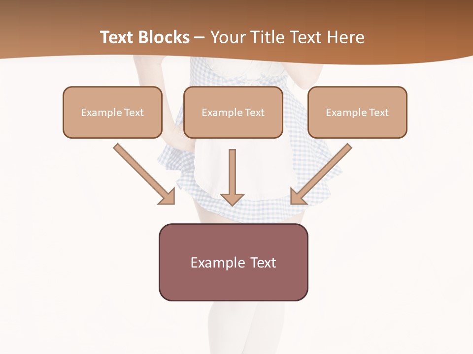 Schadenfreude Land Frau PowerPoint Template