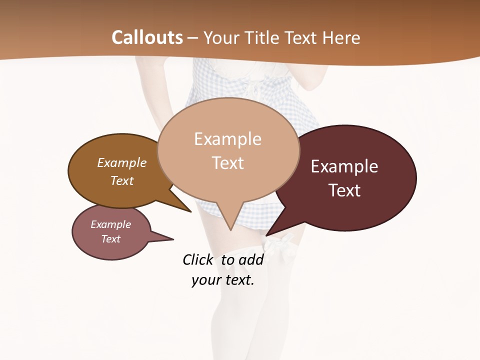 Schadenfreude Land Frau PowerPoint Template