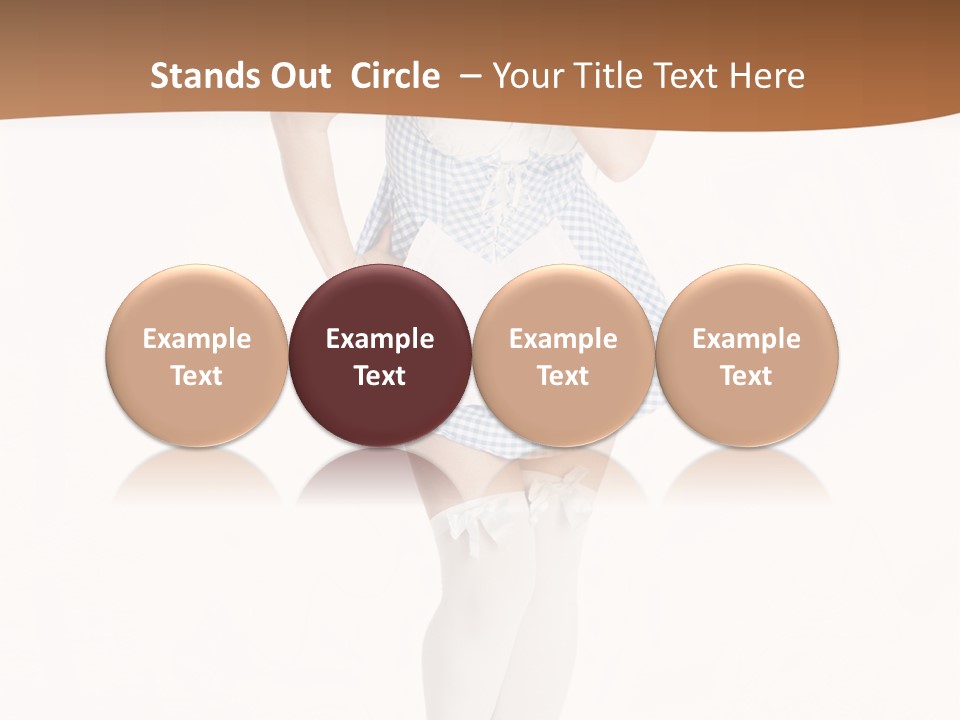 Schadenfreude Land Frau PowerPoint Template