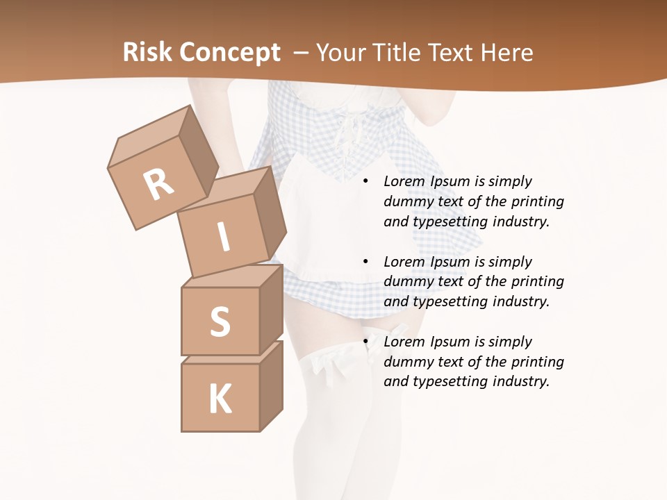 Schadenfreude Land Frau PowerPoint Template