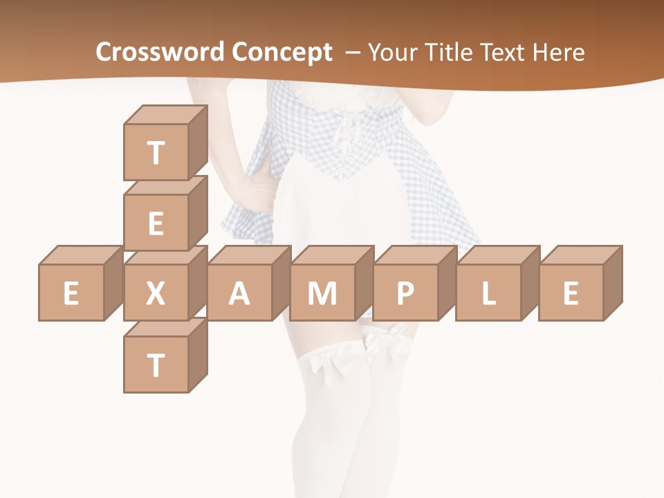 Schadenfreude Land Frau PowerPoint Template