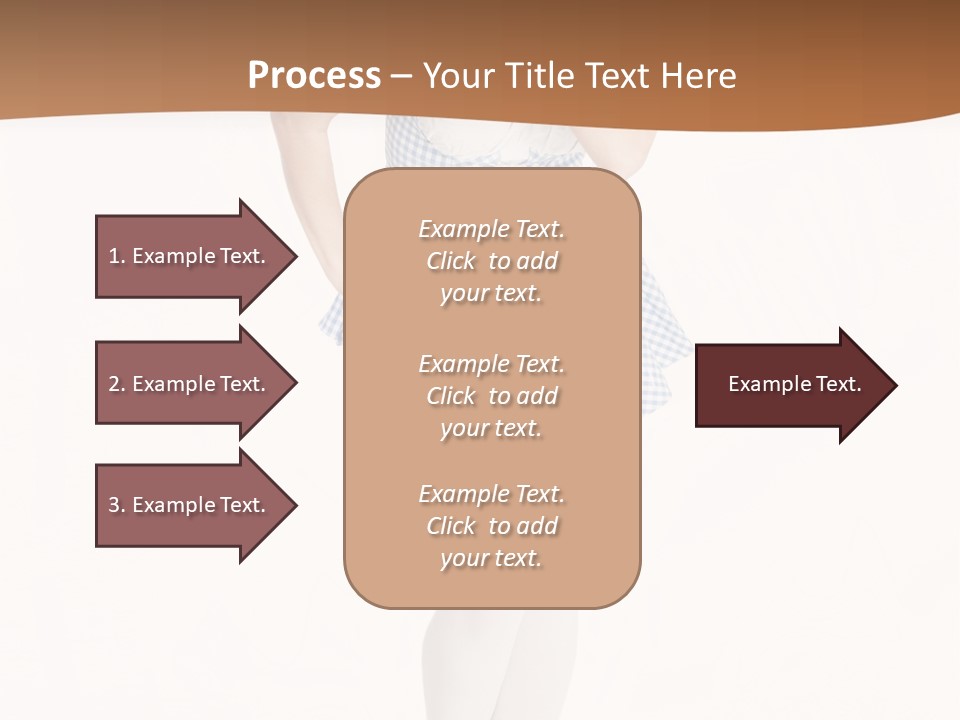 Schadenfreude Land Frau PowerPoint Template