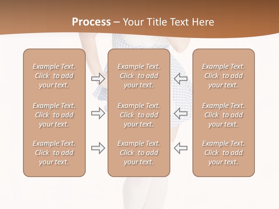 Schadenfreude Land Frau PowerPoint Template