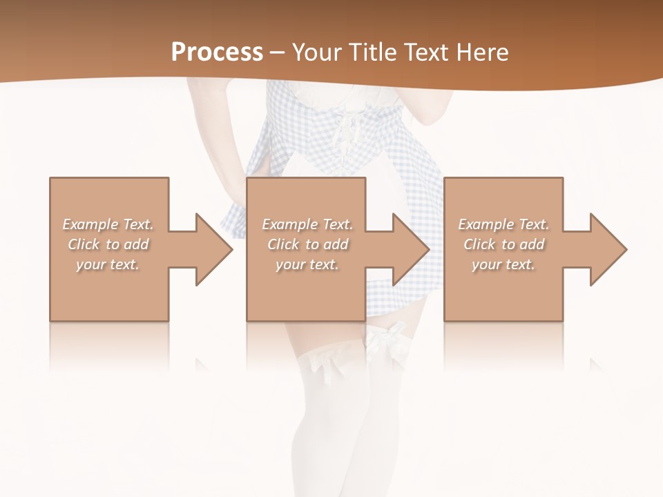 Schadenfreude Land Frau PowerPoint Template