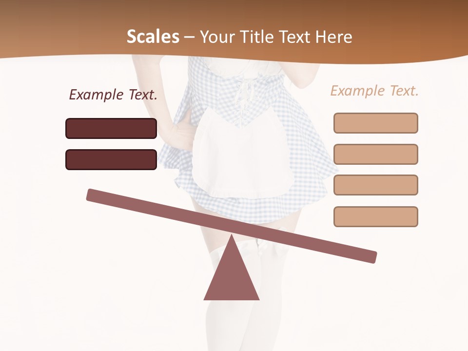 Schadenfreude Land Frau PowerPoint Template