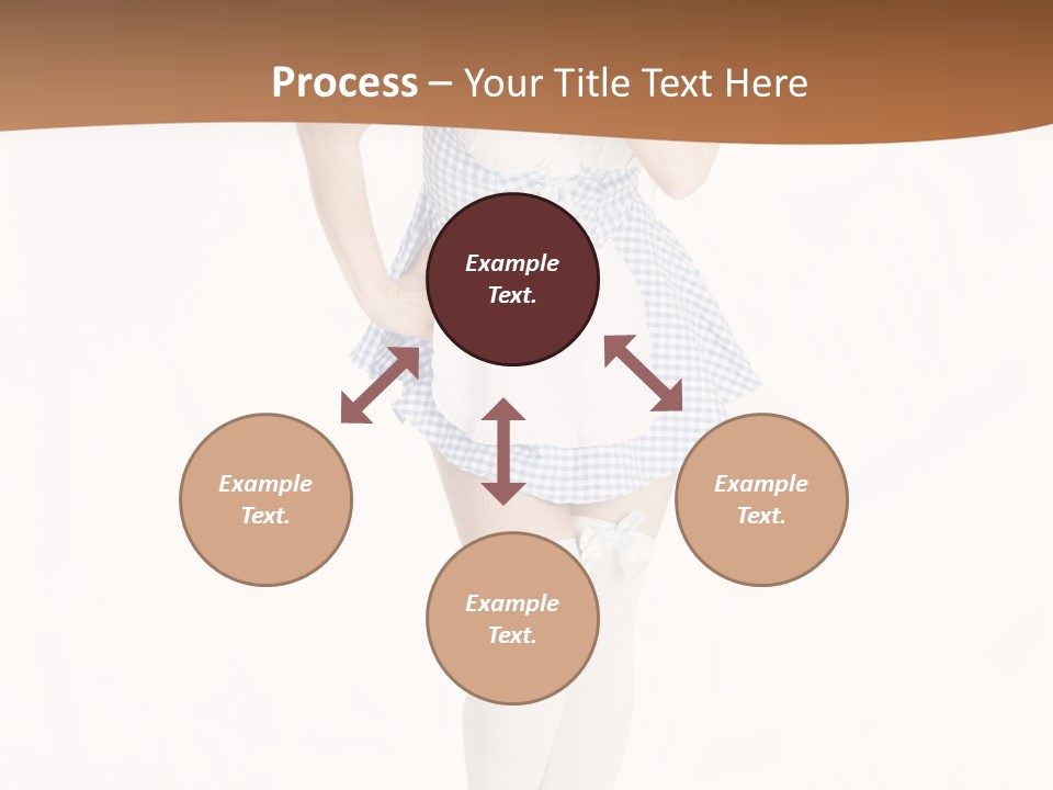 Schadenfreude Land Frau PowerPoint Template