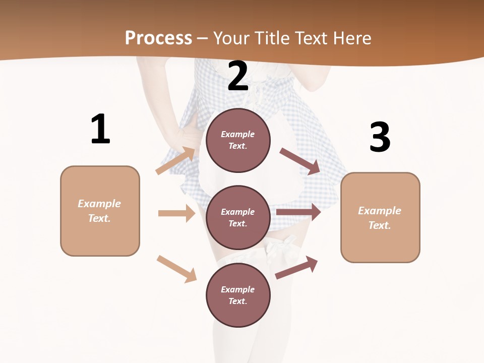 Schadenfreude Land Frau PowerPoint Template