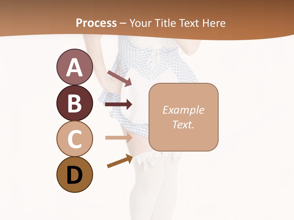 Schadenfreude Land Frau PowerPoint Template