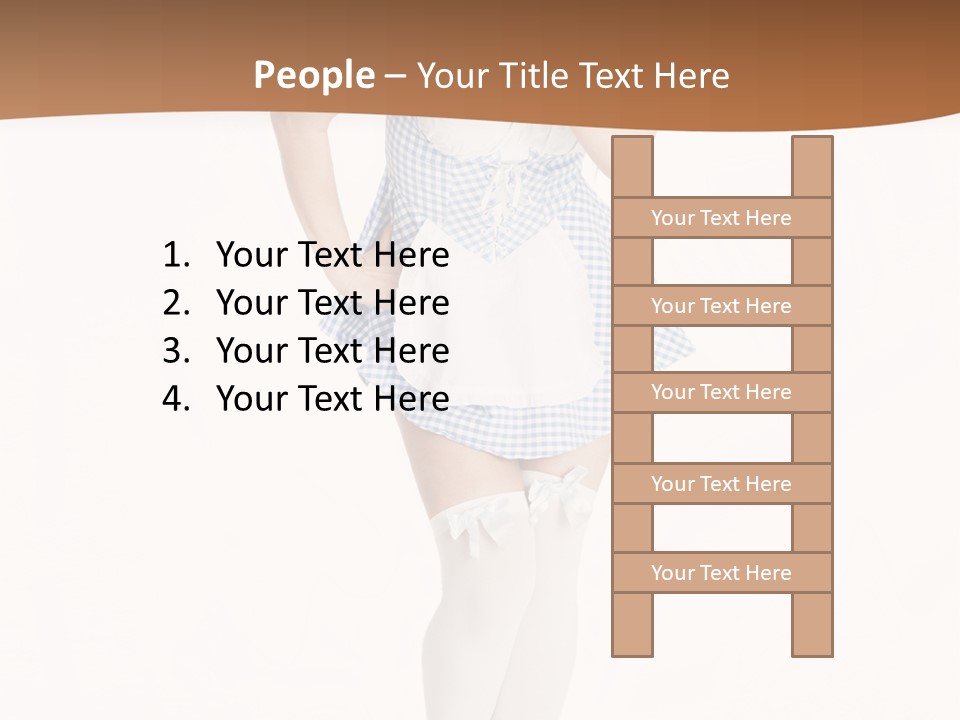 Schadenfreude Land Frau PowerPoint Template