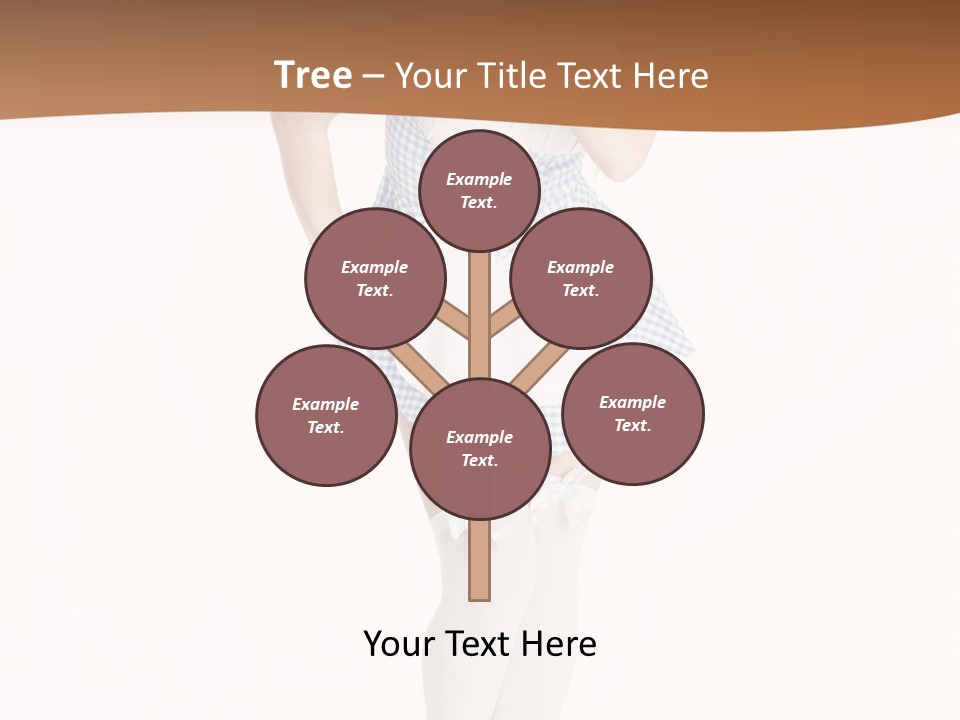 Schadenfreude Land Frau PowerPoint Template