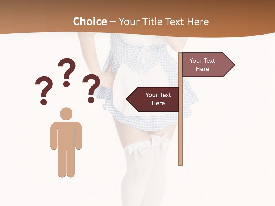 Schadenfreude Land Frau PowerPoint Template