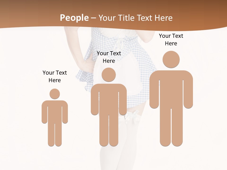 Schadenfreude Land Frau PowerPoint Template