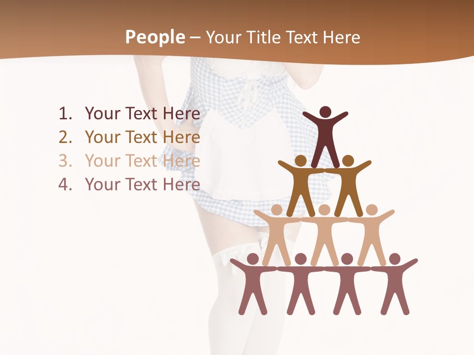 Schadenfreude Land Frau PowerPoint Template