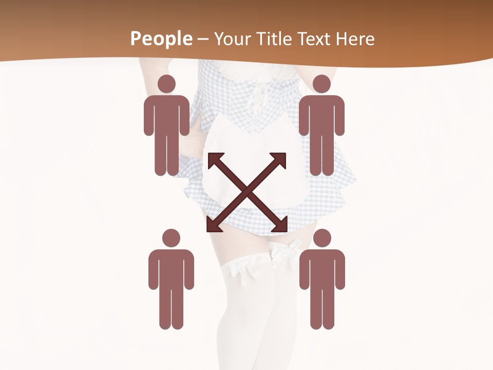 Schadenfreude Land Frau PowerPoint Template